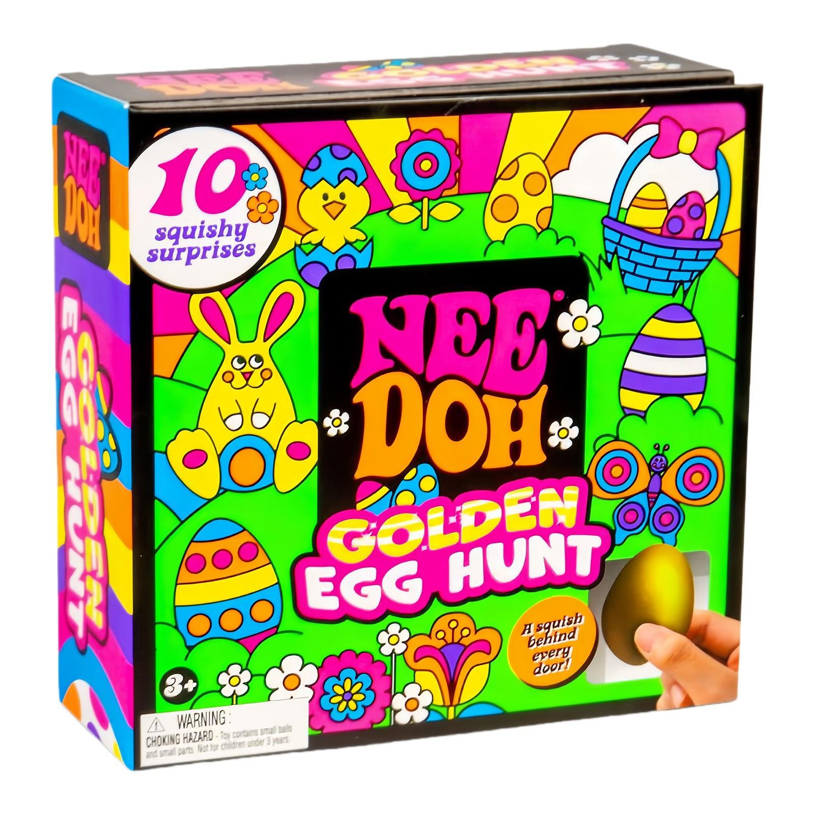 Nee Doh Easter Desk Decor Golden Egg Hunt Game Holiday Collectibles
