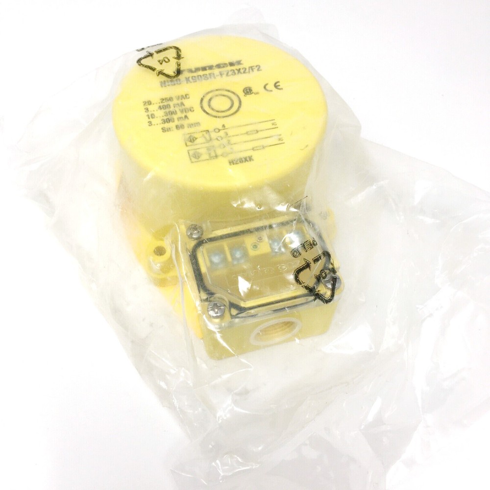 TURCK NI60-K90SR-FZ3X2 2-Wire AC DC NonEmbeddable Rectangular Inductive Sensor