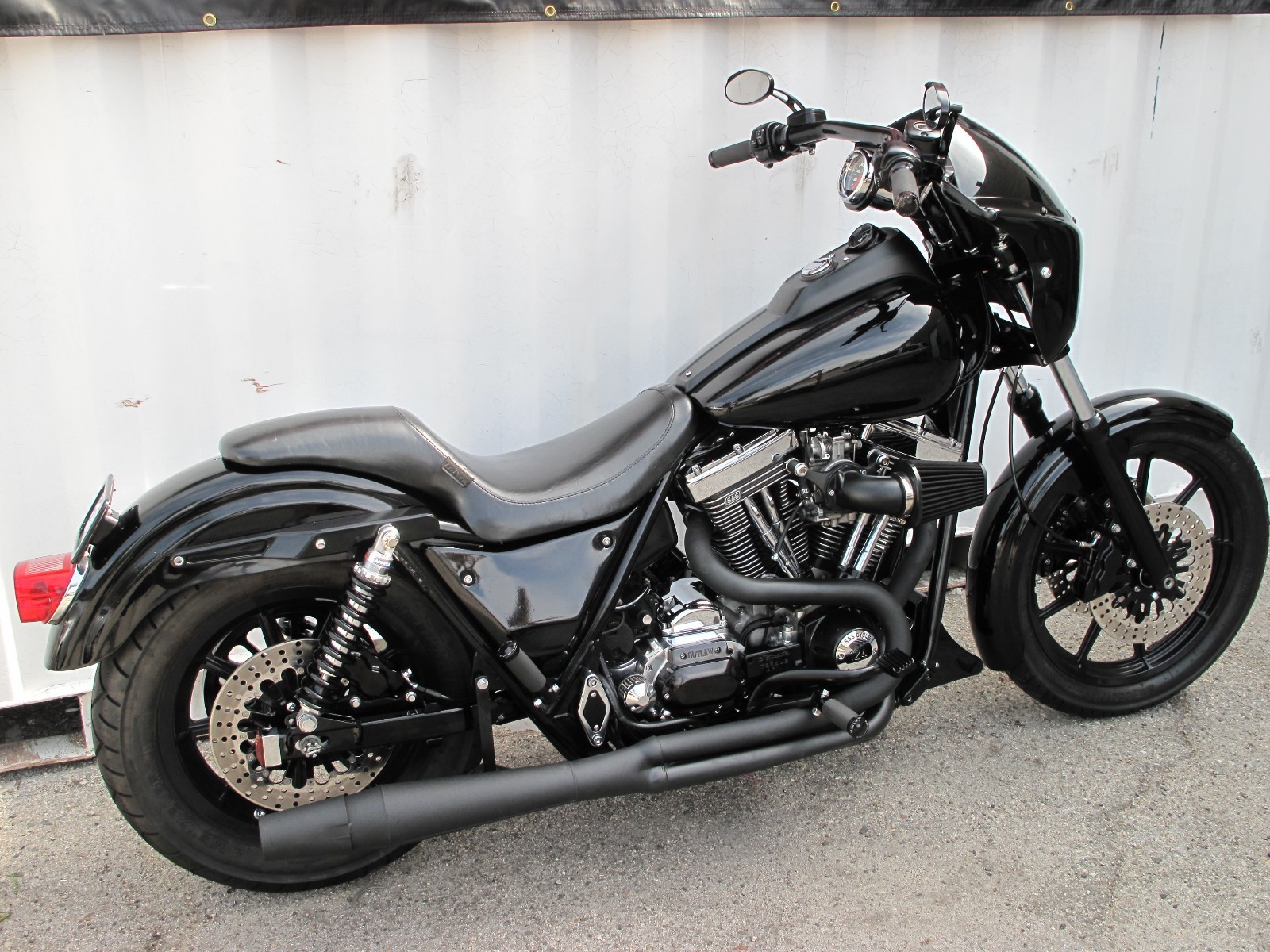 BLACK CONE AIR CLEANER FILTER KIT 93-16 DYNA SOFTAIL CV CARB BIG TWIN HARLEY