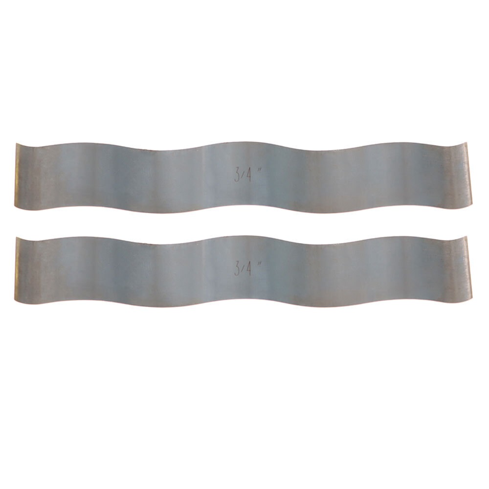 9 Pair 1/8" Wavy Parallel Set Hardened Stainless Steel 0.0002"