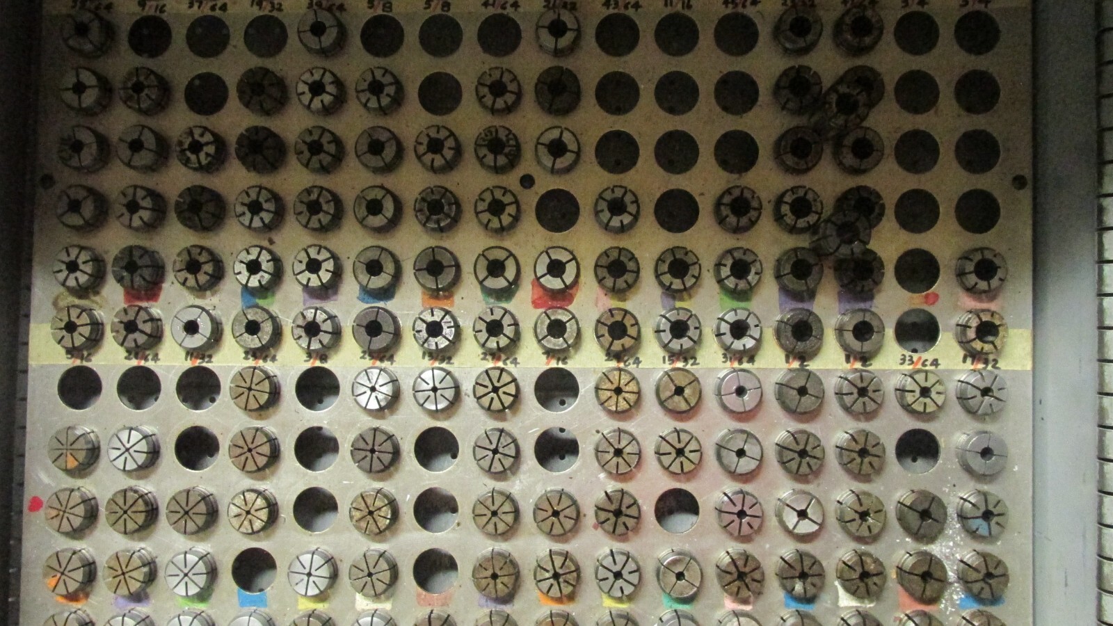 TG75 Collet Select Size from Drop Down List