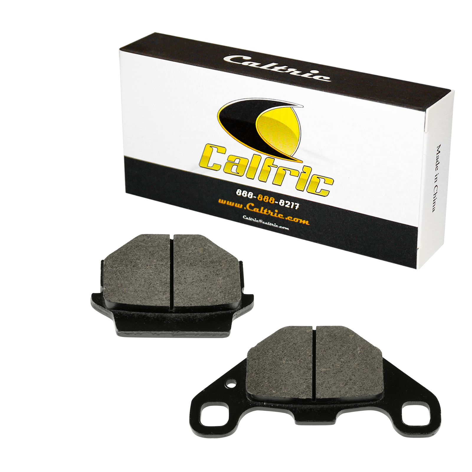 Caltric Rear Brake Pads for Kawasaki KL650 KLR650 1987-2007 / 43082-1096