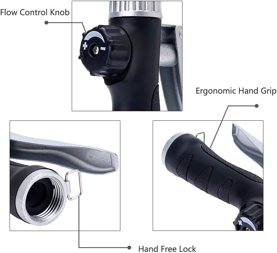 Watering Wand 24 Inches Sprayer w/ Superior Stainless Head for Garden Lawn