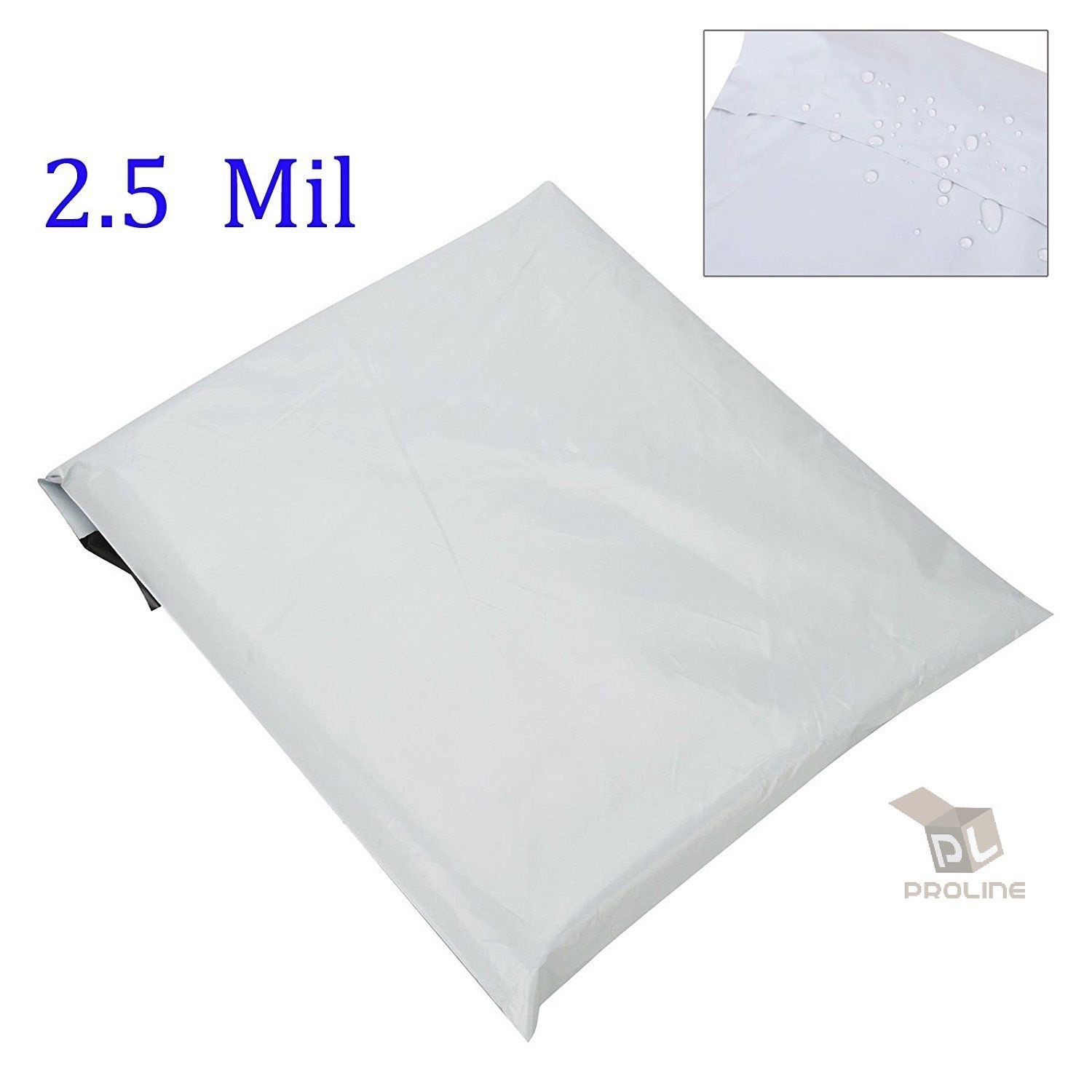 1000 19x24 2.5 Mil Privacy Shield Bags Poly Mailers Envelopes Shipping Self Seal