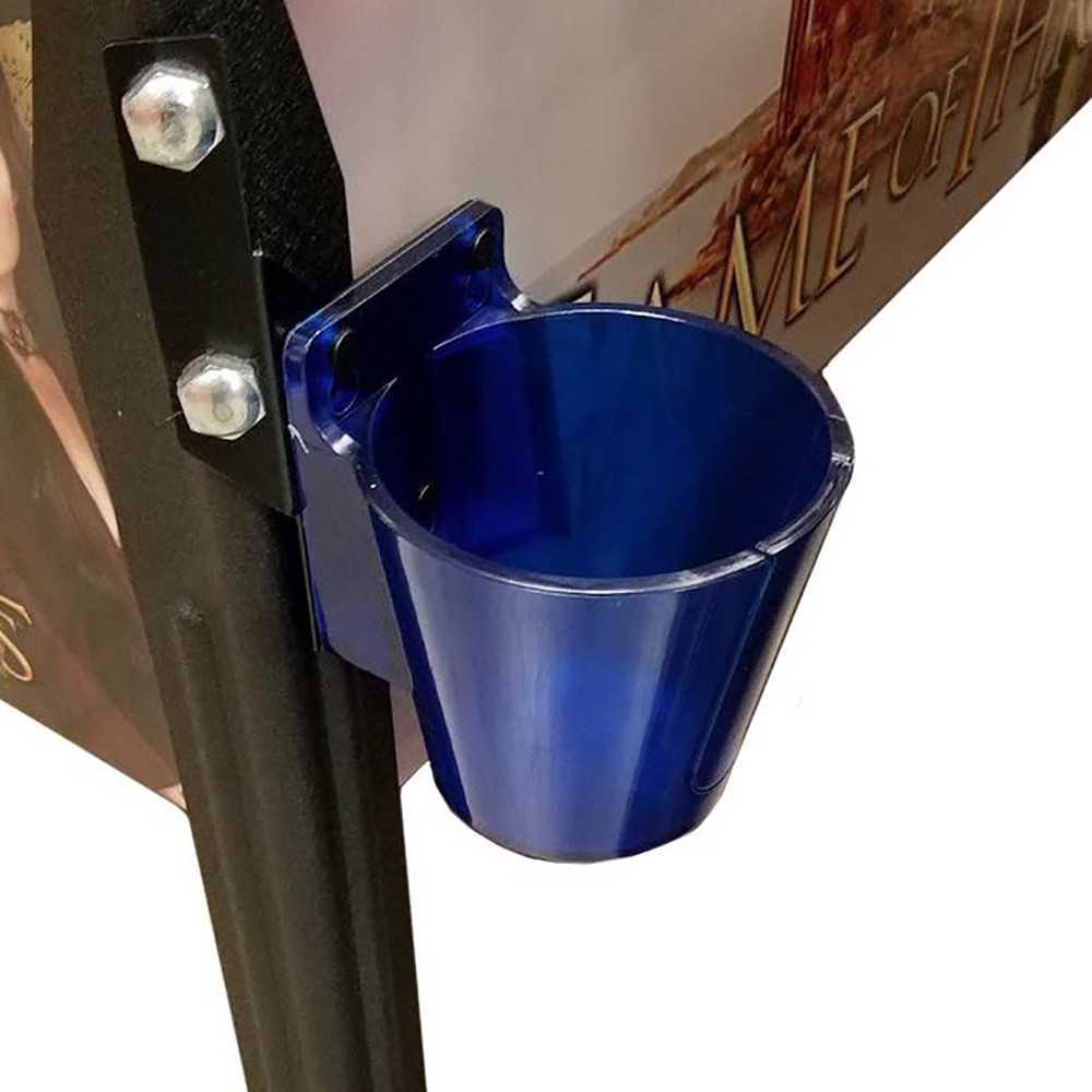 PinGulp Pinball Beverage Caddy Premium Right-Translucent Blue