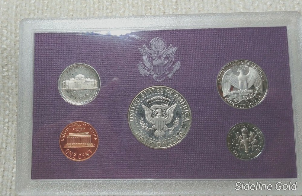 1988S US Mint Proof Set 5pc W/COA Org Gov't Packaging 200718