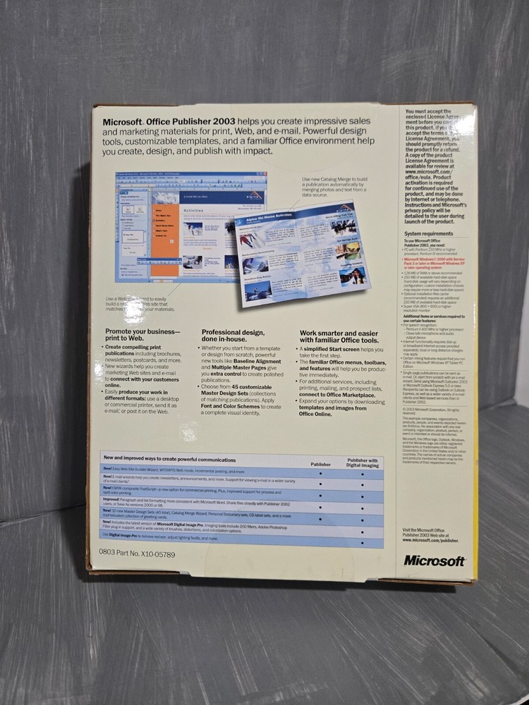 Microsoft Publisher 2003 _ Full Version _ For Windows