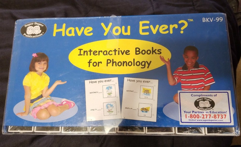 Super Duper Have You Ever? Interactive Books for Phonology