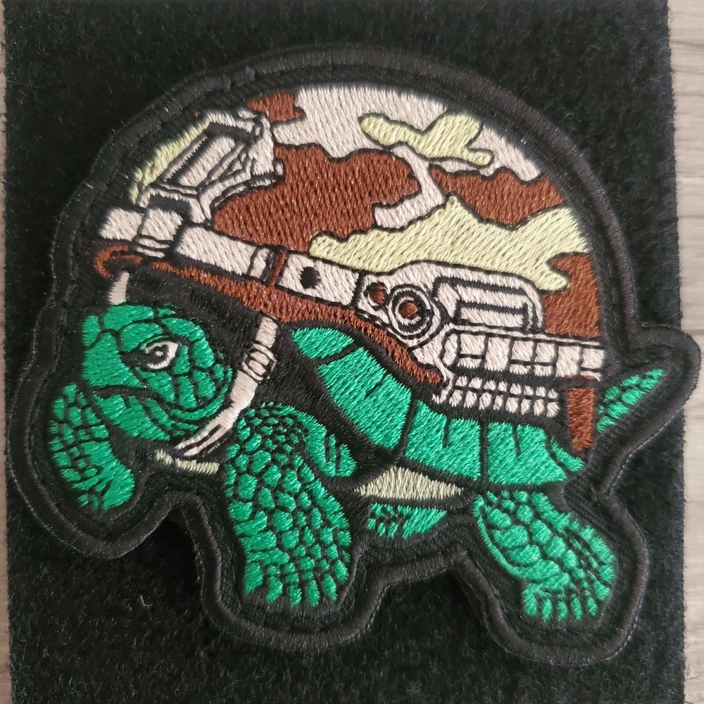 BATTLE TURTLE Sarcastic Funny Tactical Morale Patch Hook and Loop