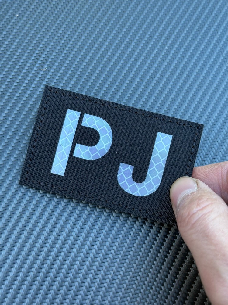 IR PJ Pararescue CSAR para Patch infrared jumper Hook Loop Black