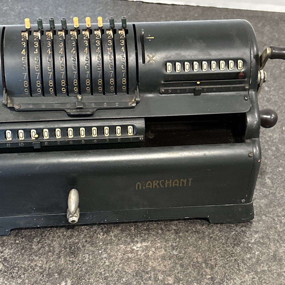 Antique Marchant Adding Calculating Machine Pony WORKING RARE 1920’s🔥