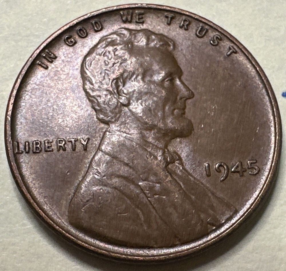 1945 P Lincoln Wheat Cent PENNY 7557N