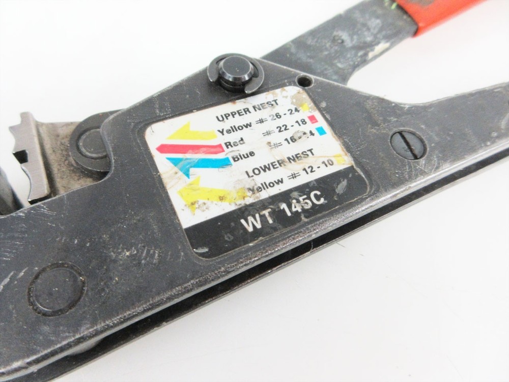 T&B WT-145C SHURE STAKE HAND CRIMP TOOL THOMAS & BETTS - INCOMPLETE