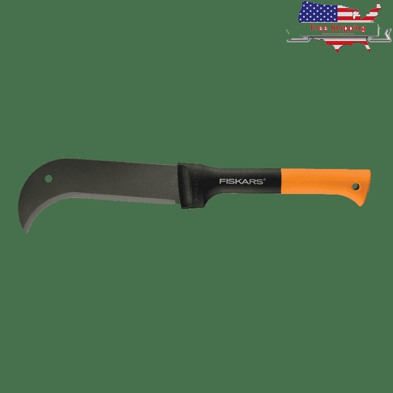 10" Brush Axe Utility Tool W/ Safety Sheath Durable Fixed Handle Clearing Trails