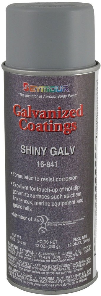 Seymour Galvanized Coating Spray Paint Shiny,