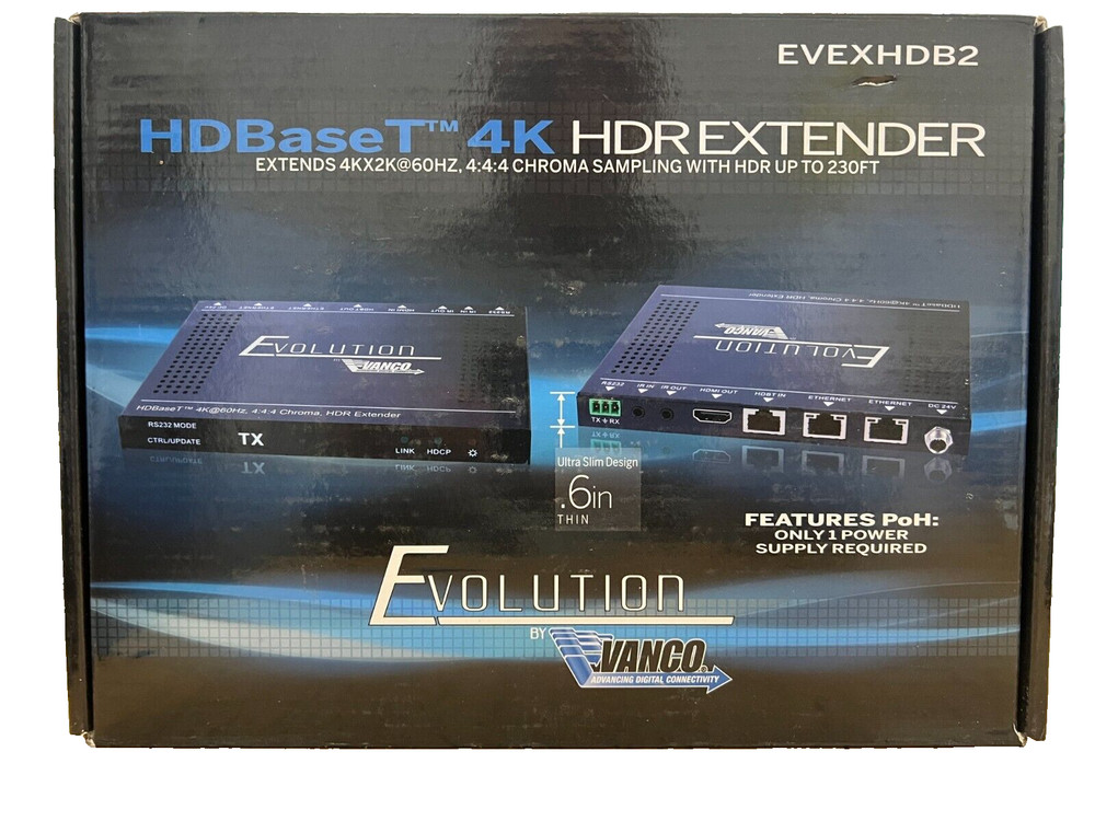 Evolution EVEXHDB2 Vanco HDBase T Extender 230FT