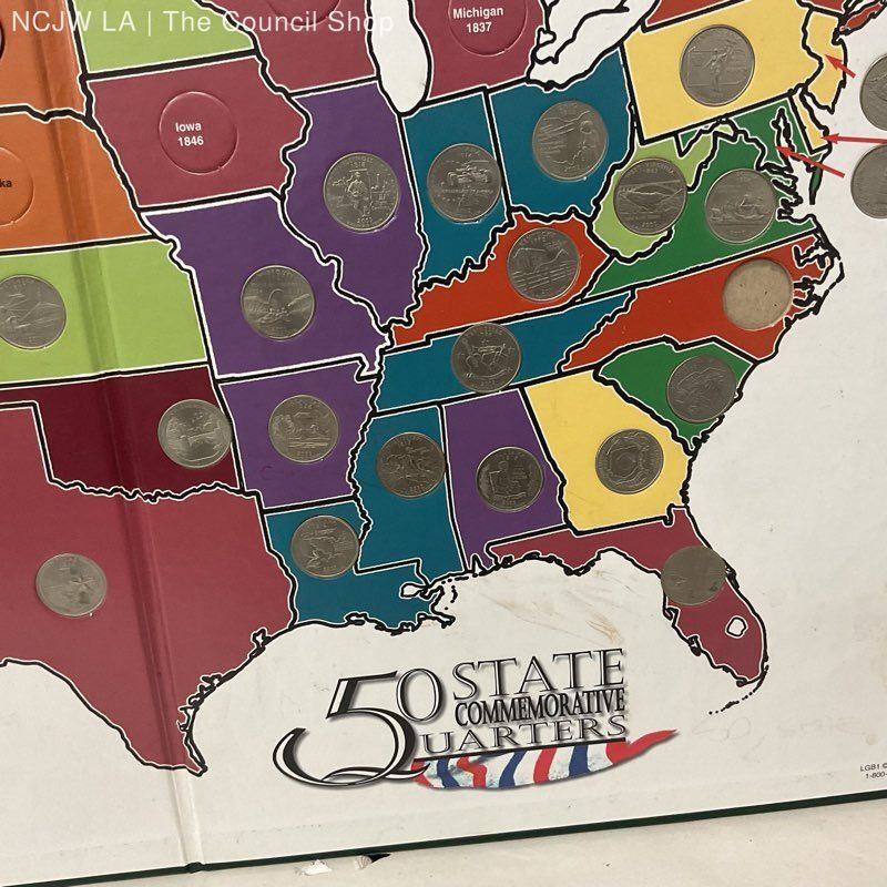 Lot of 36 Commemorative State Quarters