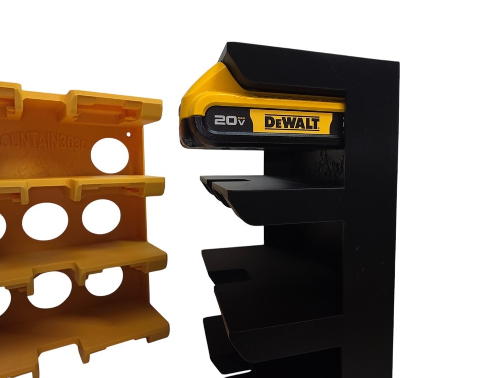 DeWalt 8 Bay Battery holder ABS wall mounted