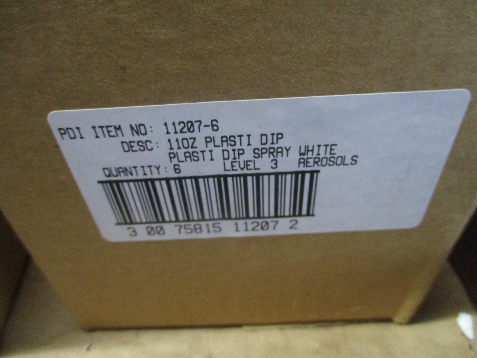 1 CASE Plasti Dip 11207 White Multi-Purpose Aerosol Rubber Coating Spray 11 oz.