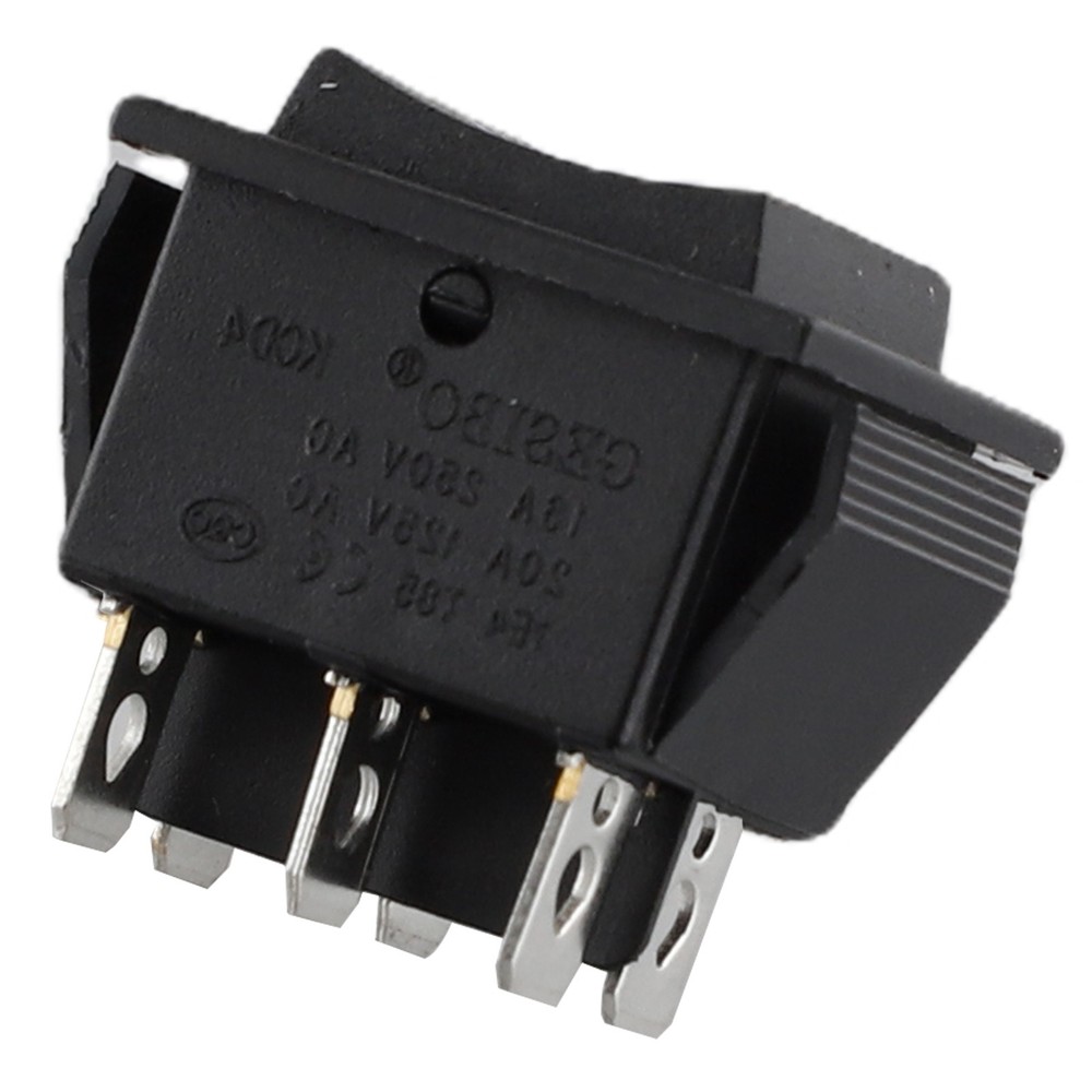 Part Rocker Switch Tool 6 Pin terminals Mini Double pole/throw Electrical