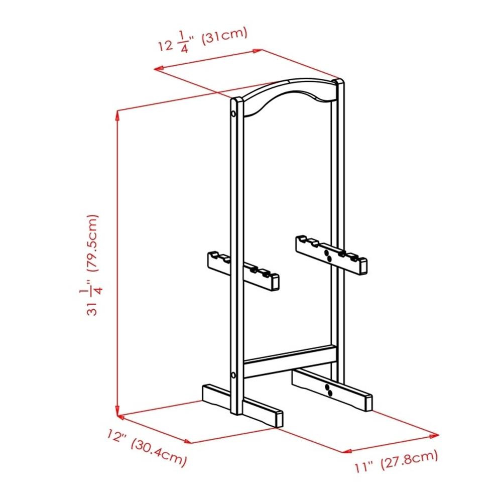 Pemberly Row 5-Piece Transitional Solid Wood Snack Table Set in Walnut