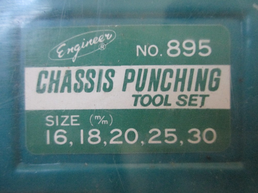Engineer Chassis Punching Tool Set No. 895