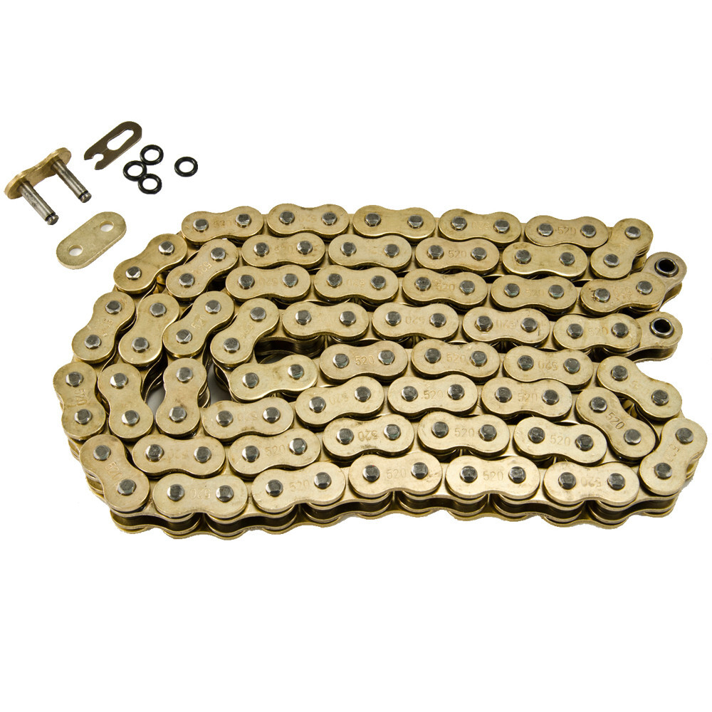 520 Gold O-Ring Chain for KTM Husaberg 125 200 250 300 350 400 450 500 520 525