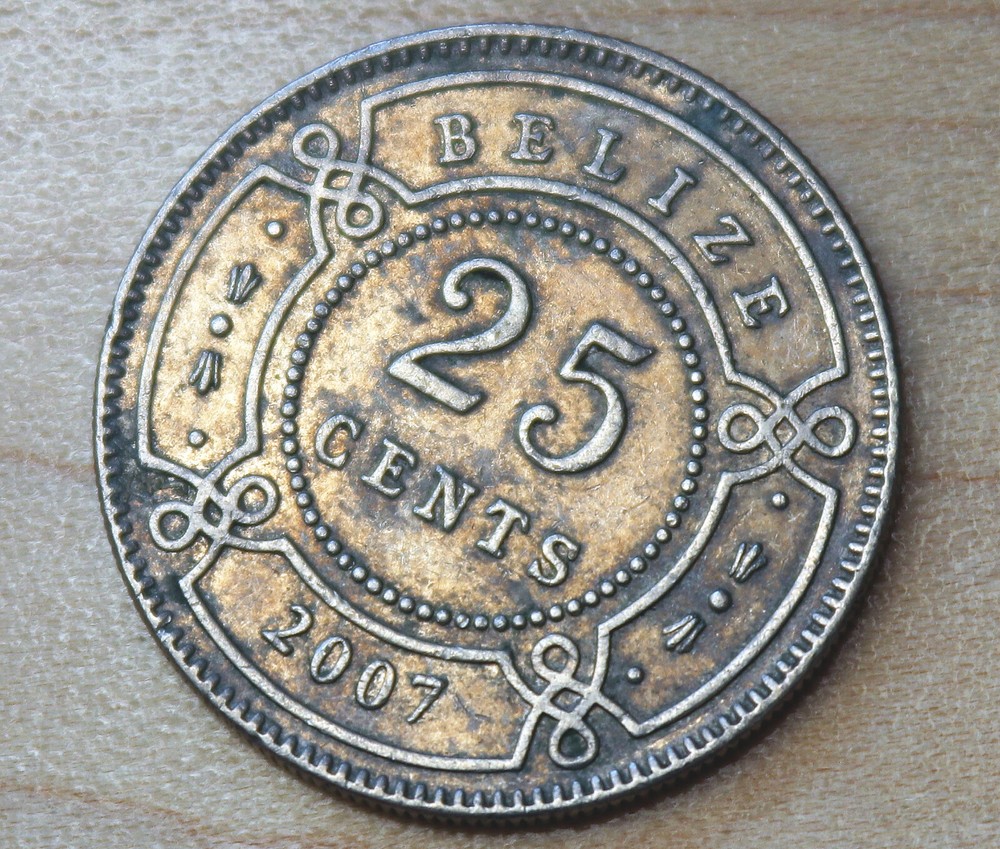 2007 Belize 25 Cents