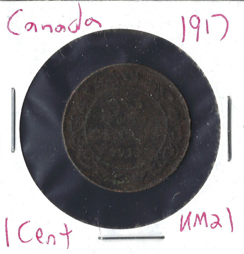 Coin Canada 1 Cent 1917 KM21