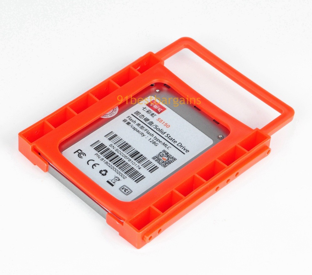 4PCS 2.5 to 3.5 Adapter Bracket SSD HDD Notebook Mounting Hard Drive Disk Holder