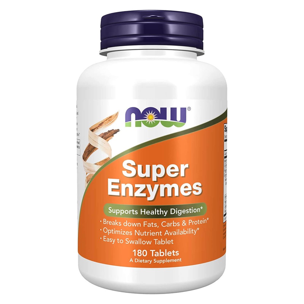 NOW FOODS Super Enzymes - 180 Tablets