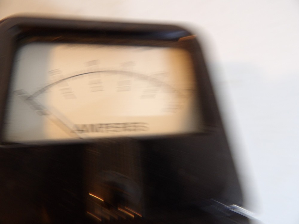 Vintage Simpson Model 375 Amp Meter ( untested )