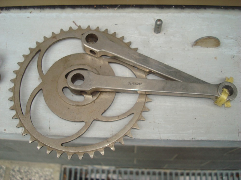 DURKOPP era bicycle crankset, rare