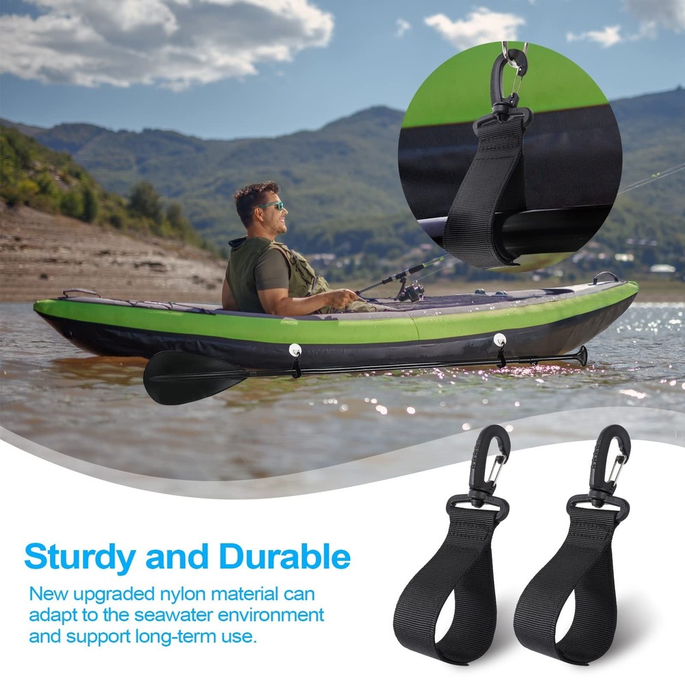 Upgraded Kayak Paddle Holder, Board Accessories, Inflatable Boat Storage, Set...