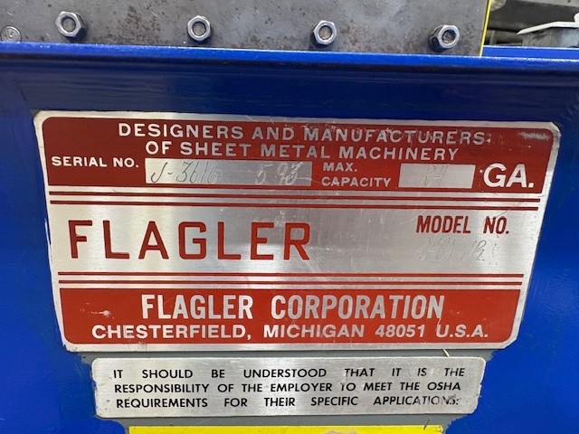Flagler 24 gauge Pittsburgh Machine HVAC Tested