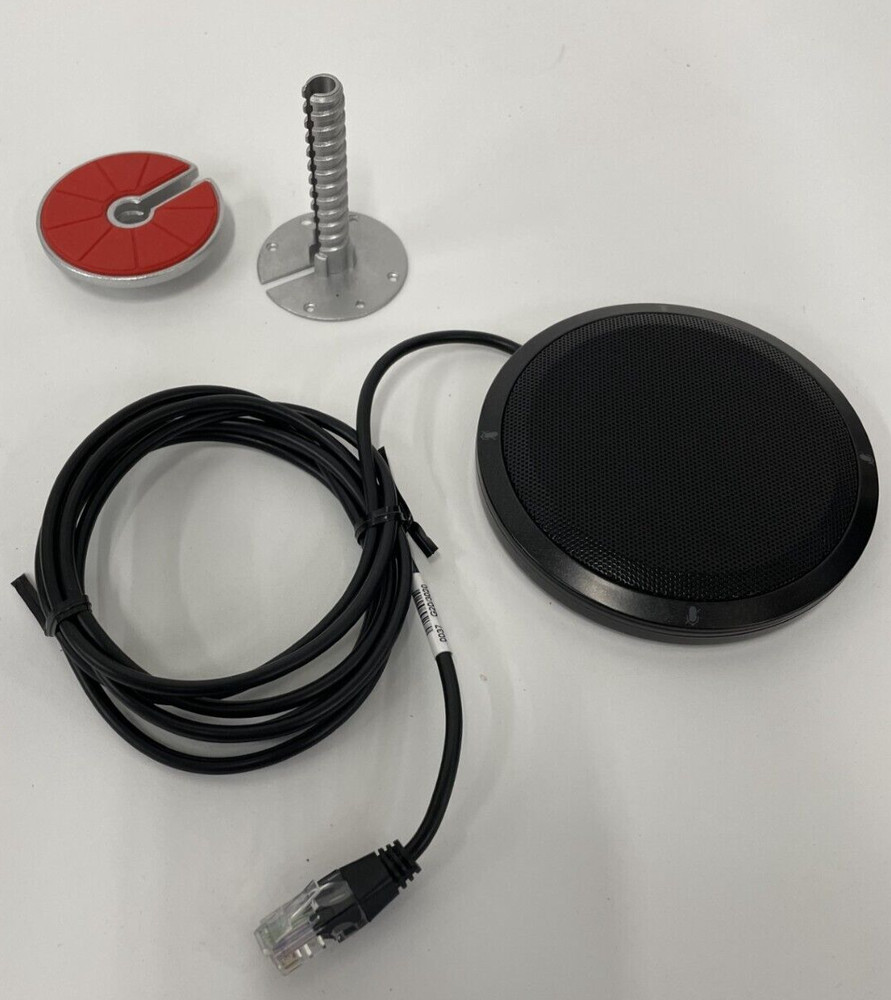 Biamp Systems Parlé TTM-XEX Beamtracking Tabletop Microphone & Mounting Bracket