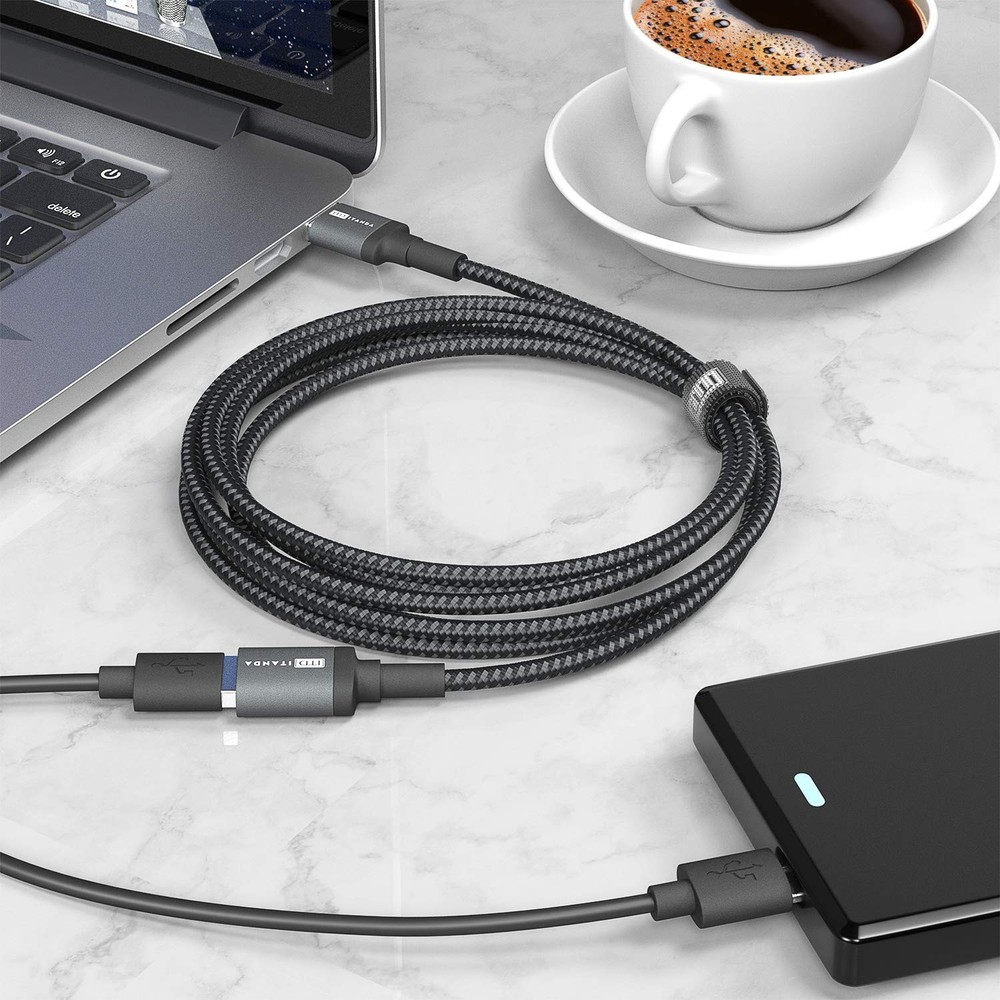 Versatile 10FT USB Extension Cable - Fast Transfer for Gaming, Printing & More