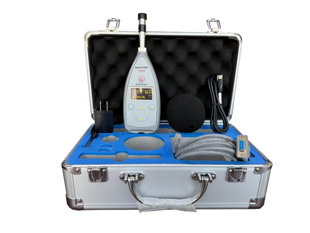 Type 1 Sound Level Meter Noise Meter with Integrating Function 8000 Groups Data