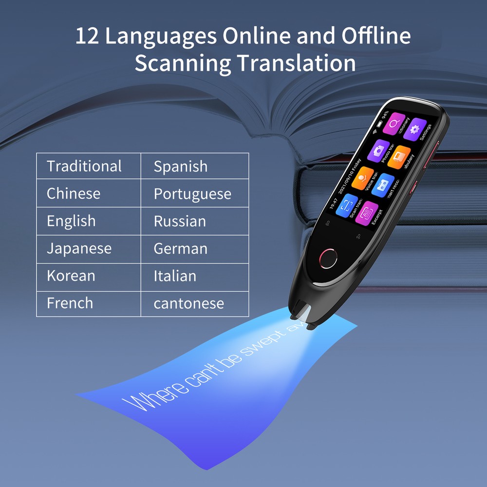 Translator Pen 117 Language Translator Device Reading Translator Device J8C9