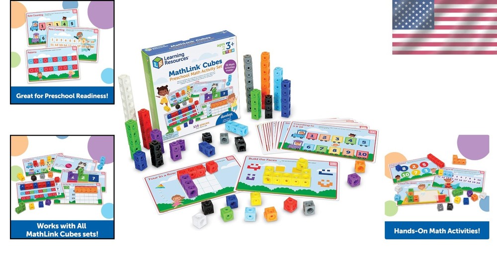 Math Manipulatives Set - Hands-On Learning for Preschoolers
