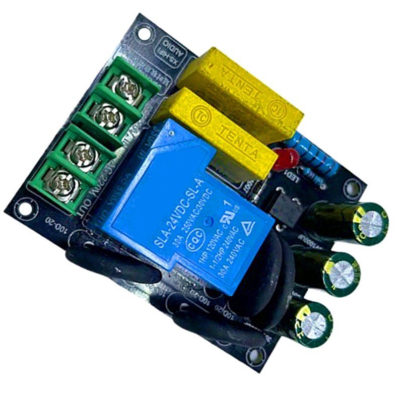 Soft Start Power Board for Amplifiers 2000W Load with Surge Control Features