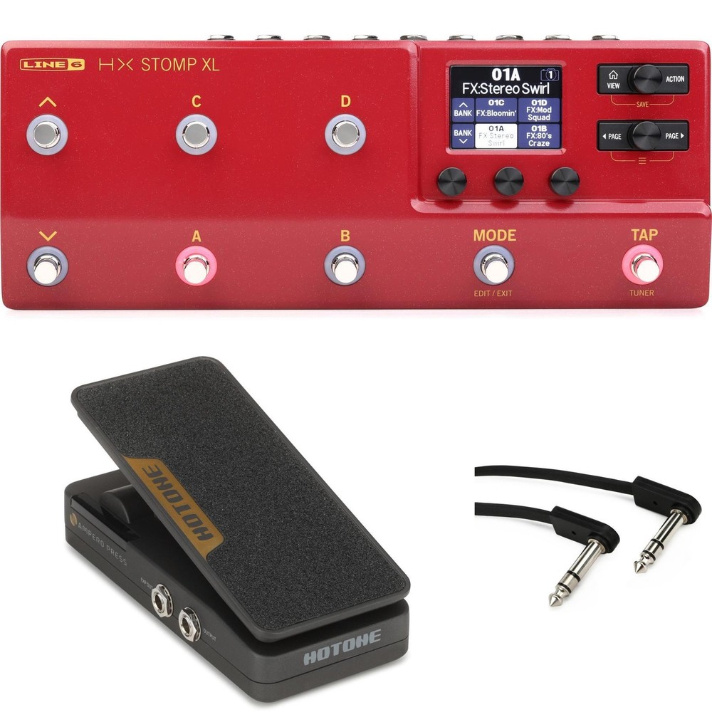 Line 6 HX Stomp XL Guitar Multi-effects Floor Processor with Expression Pedal -