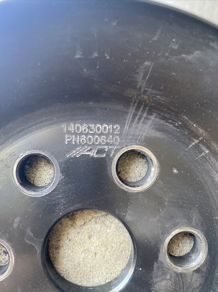 2011 Mazda 2.3L Turbo Fly Wheel