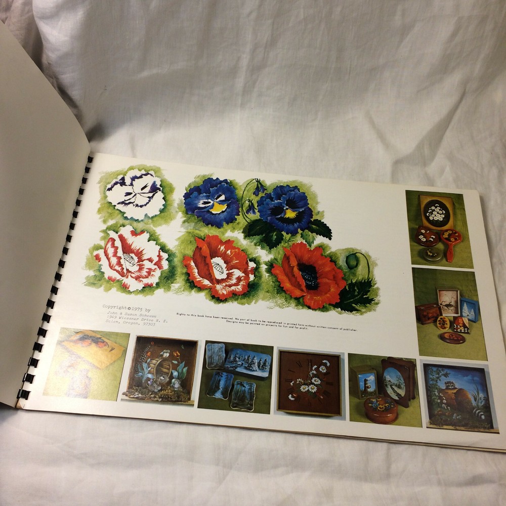 John & Susan Scheewe Volume 6 Brushed With Elegance Painting Patterns 1975
