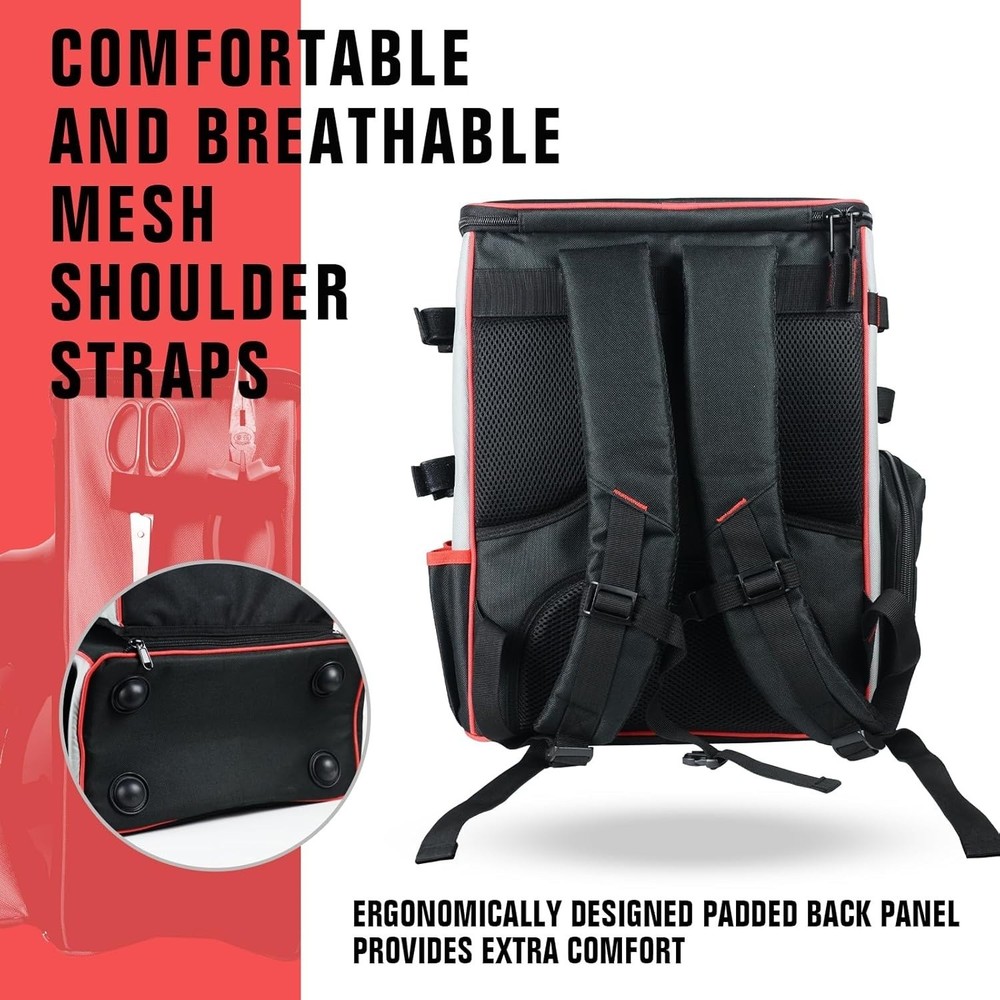 Welding Backpack for Men Waterproof Reinforced Bottom Large Capacity