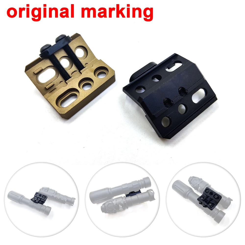 Mlok Offset Flashlight Mount Base Adapter for M300 M600 K1 Tactical Light Mount