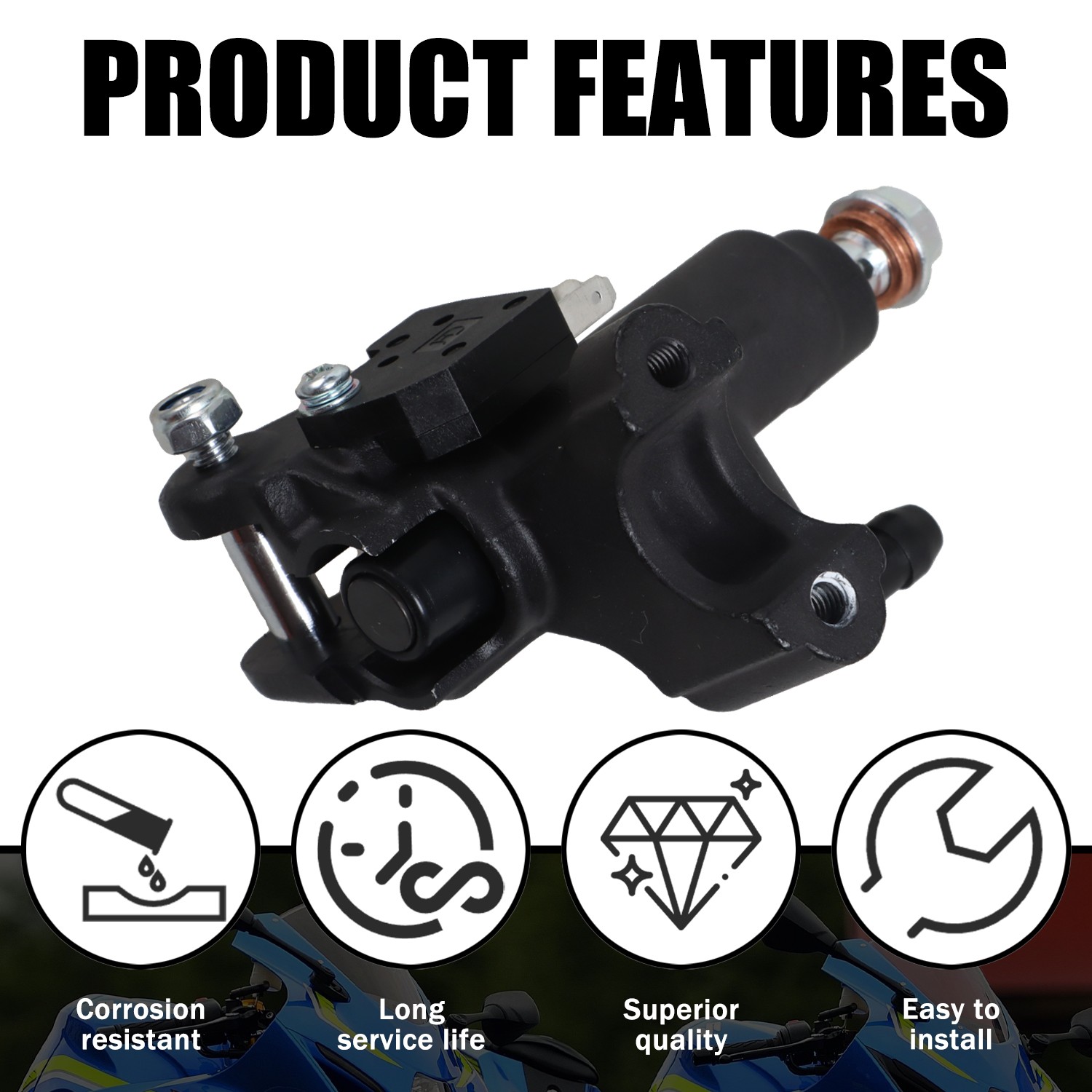 Front Brake Master Cylinder Pump 7/8" for Suzuki GSXR 600 750 1000 TL1000R 1000S