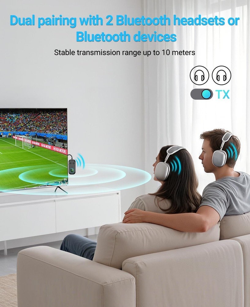 Bluetooth 5.0 Car Wireless FM Transmitter Adapter 2USB PD Charger AUX Hands-Free