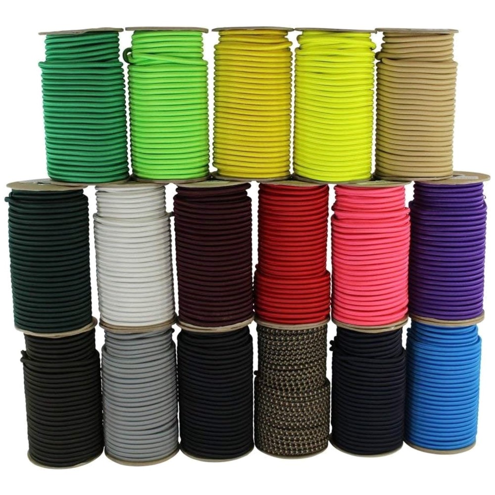 Durable Polyester Bungee Cord - DIY, Tie Downs