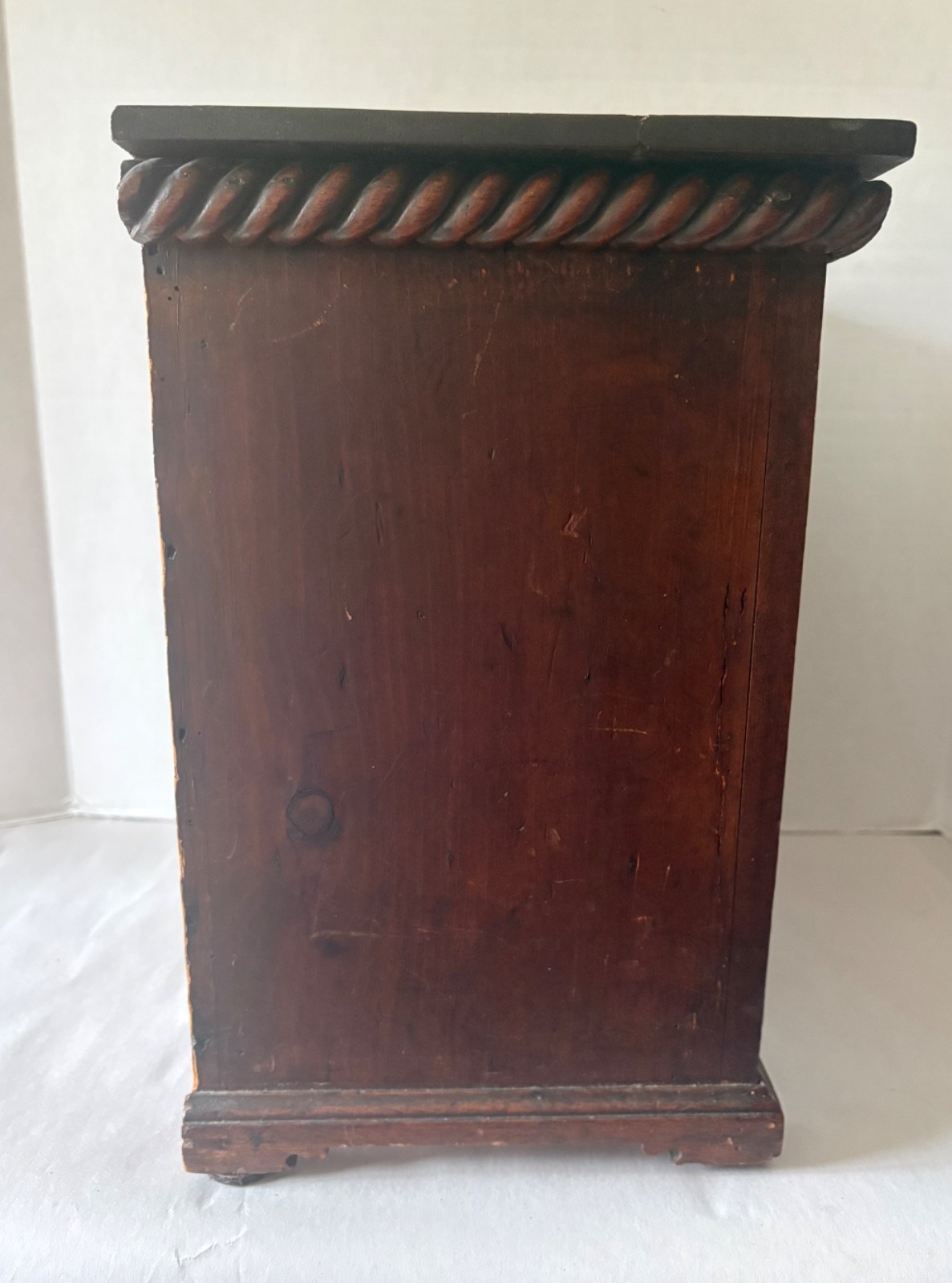 Antique Table Top Walnut Hand Dovetailed Dresser/Salesman Sample/Apprentice